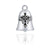 Soaring Cross & Wings Road Bell Steel Horse Jewelry