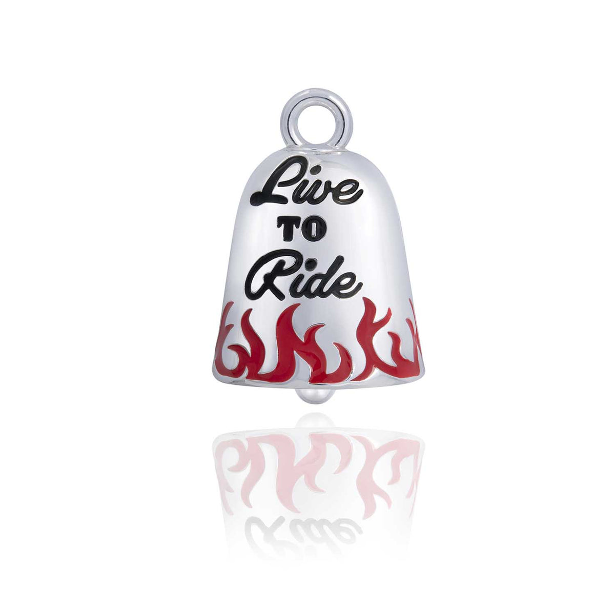 &quot;Live To Ride&quot; Road Bell Steel Horse Jewelry