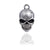 Silver Sentinel Skull Road Bell Steel Horse Jewelry