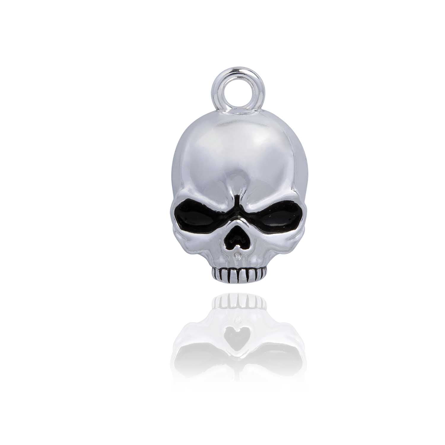 Silver Underworld Skull Road Bell Steel Horse Jewelry