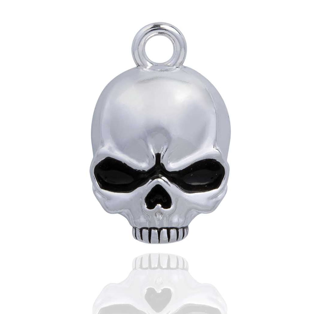 Silver Underworld Skull Road Bell Steel Horse Jewelry