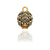 Gold Tribal Skull Road Bell