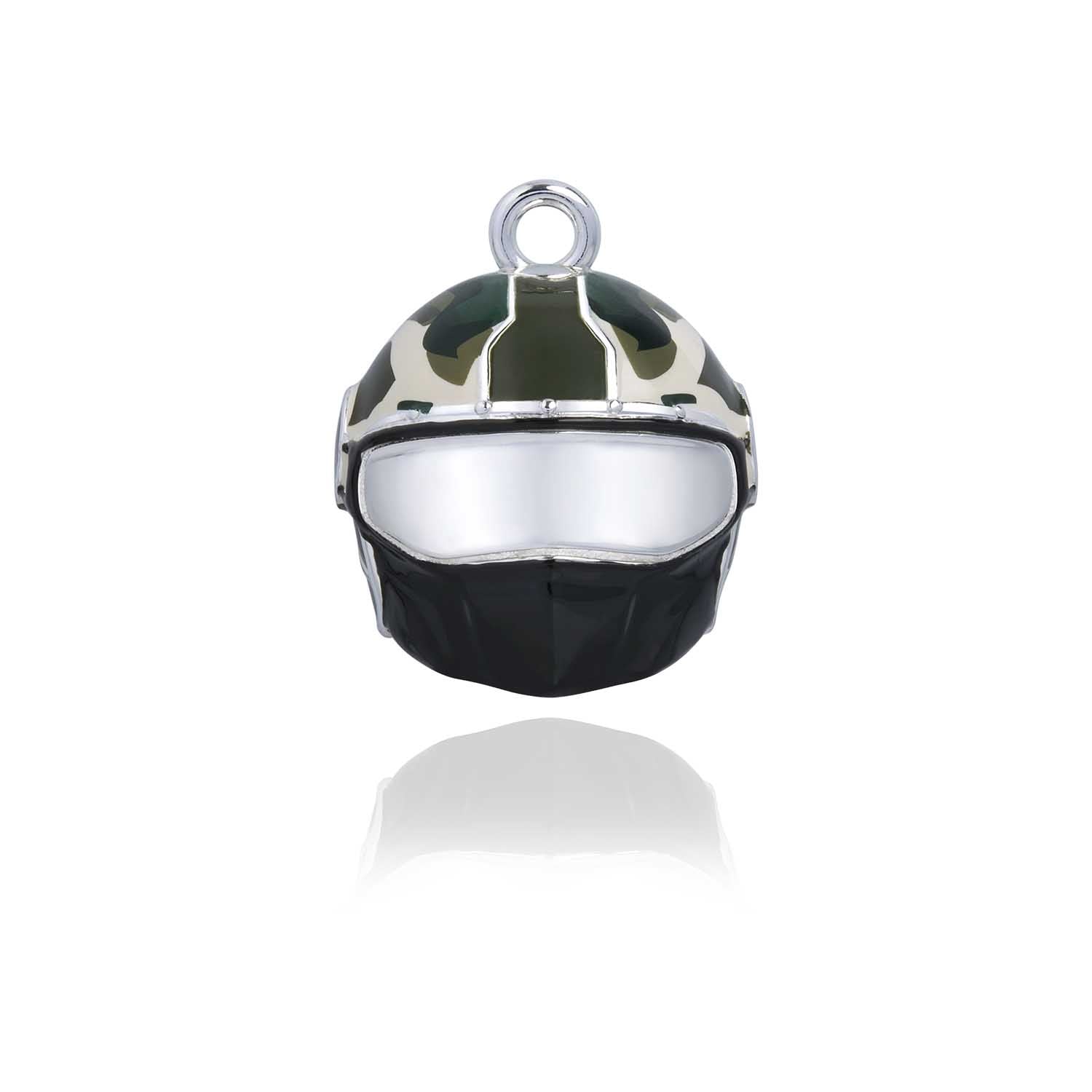 Green Camo Helmet Road Bell