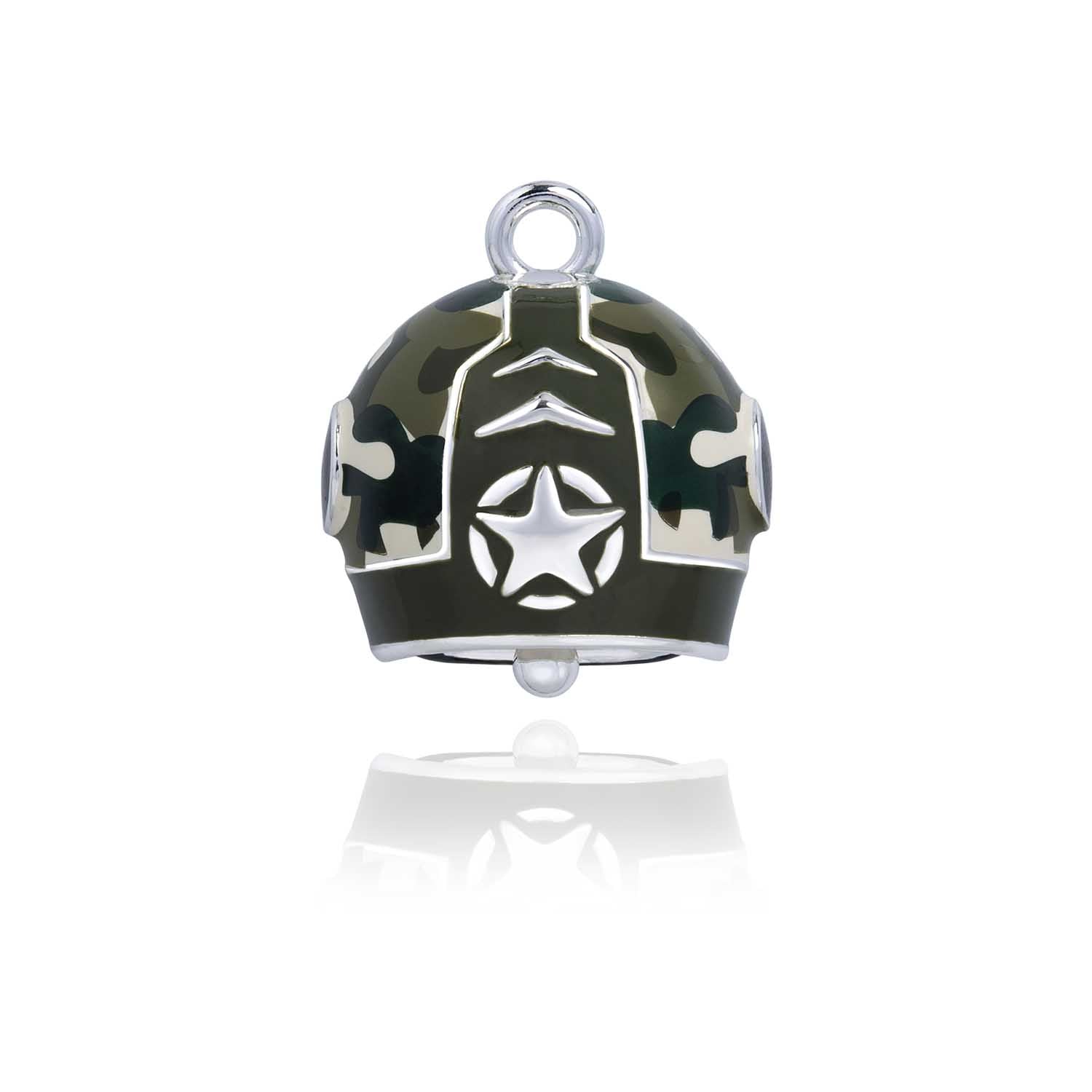 Green Camo Helmet Road Bell