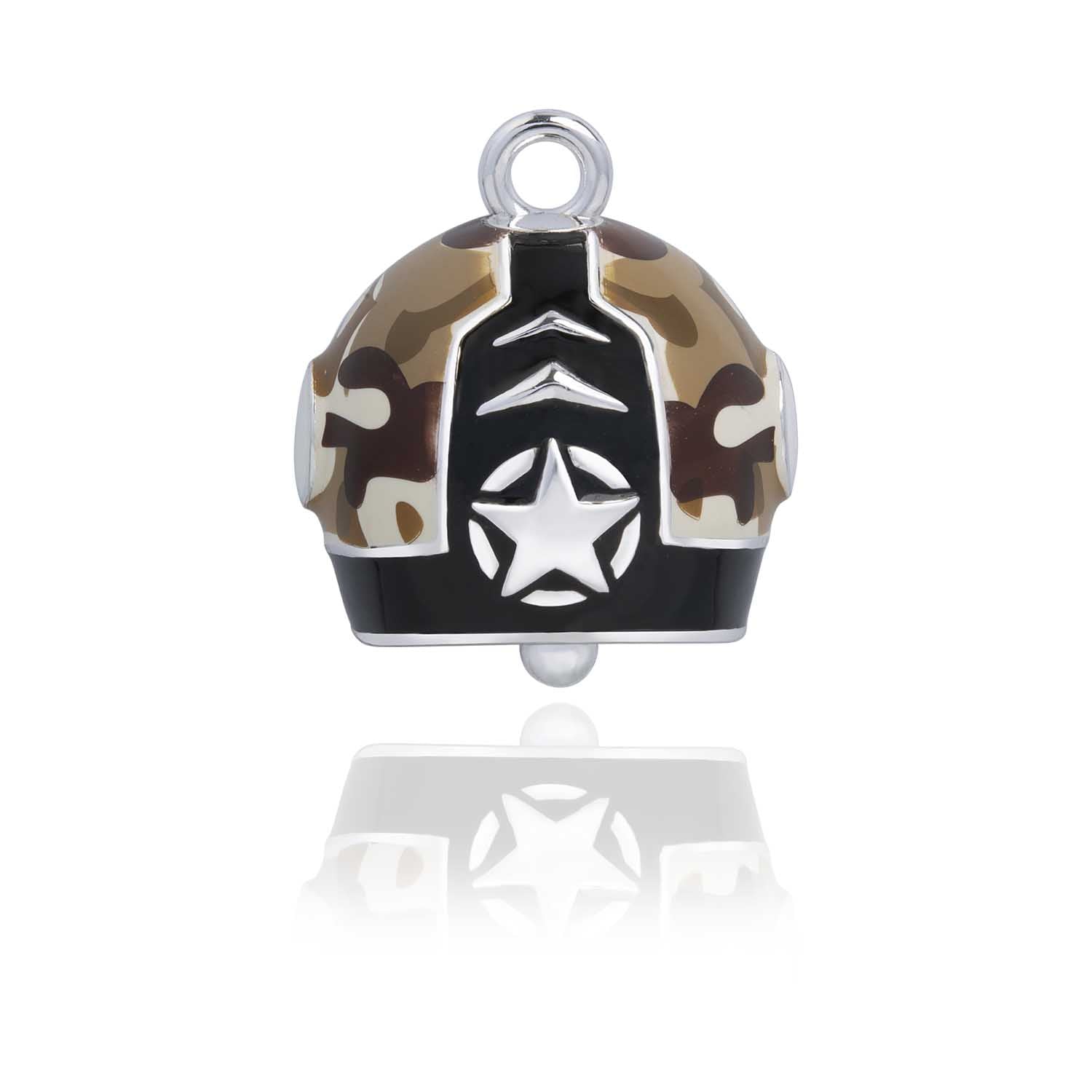 Brown Camo Helmet Road Bell