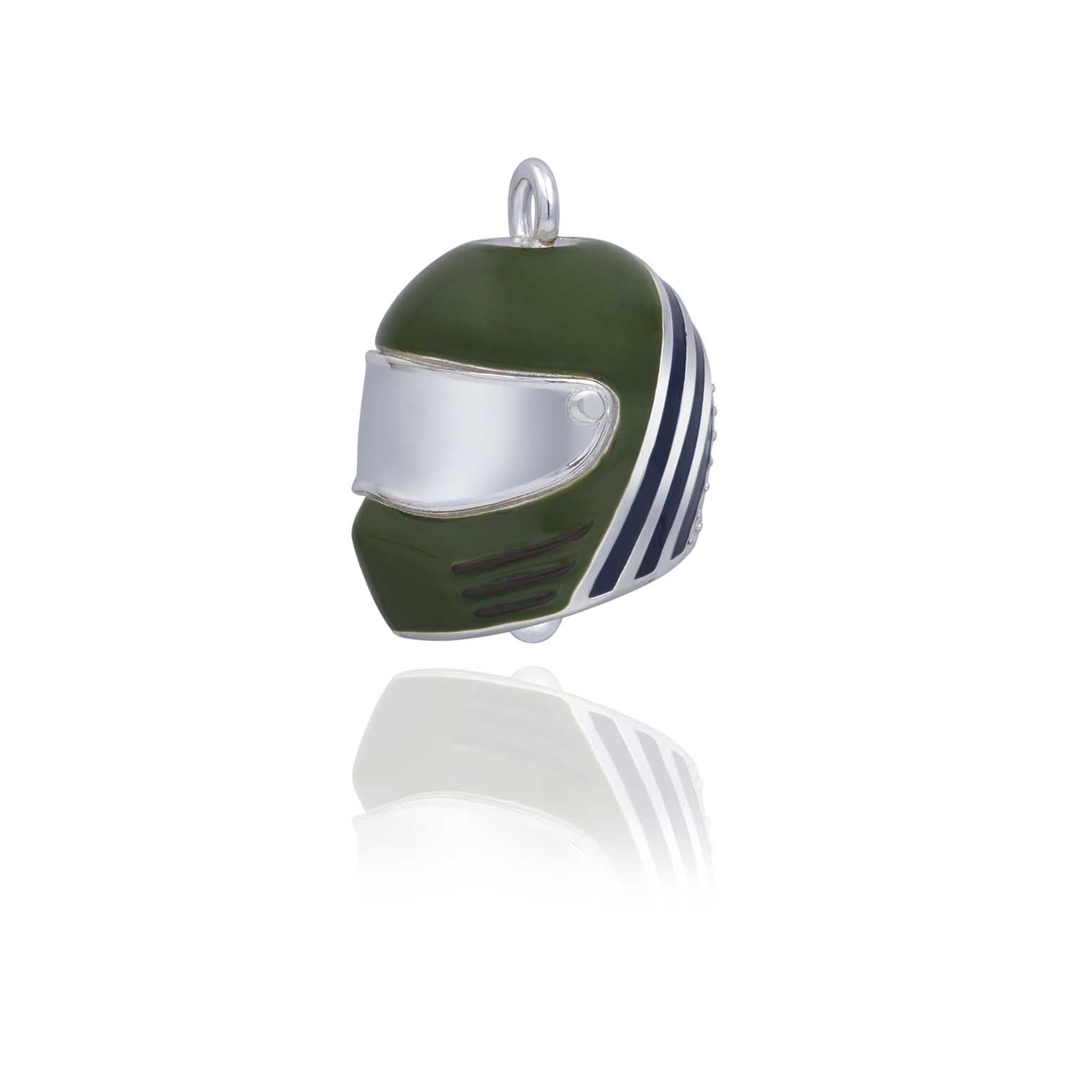 Green Air Force Helmet Road Bell