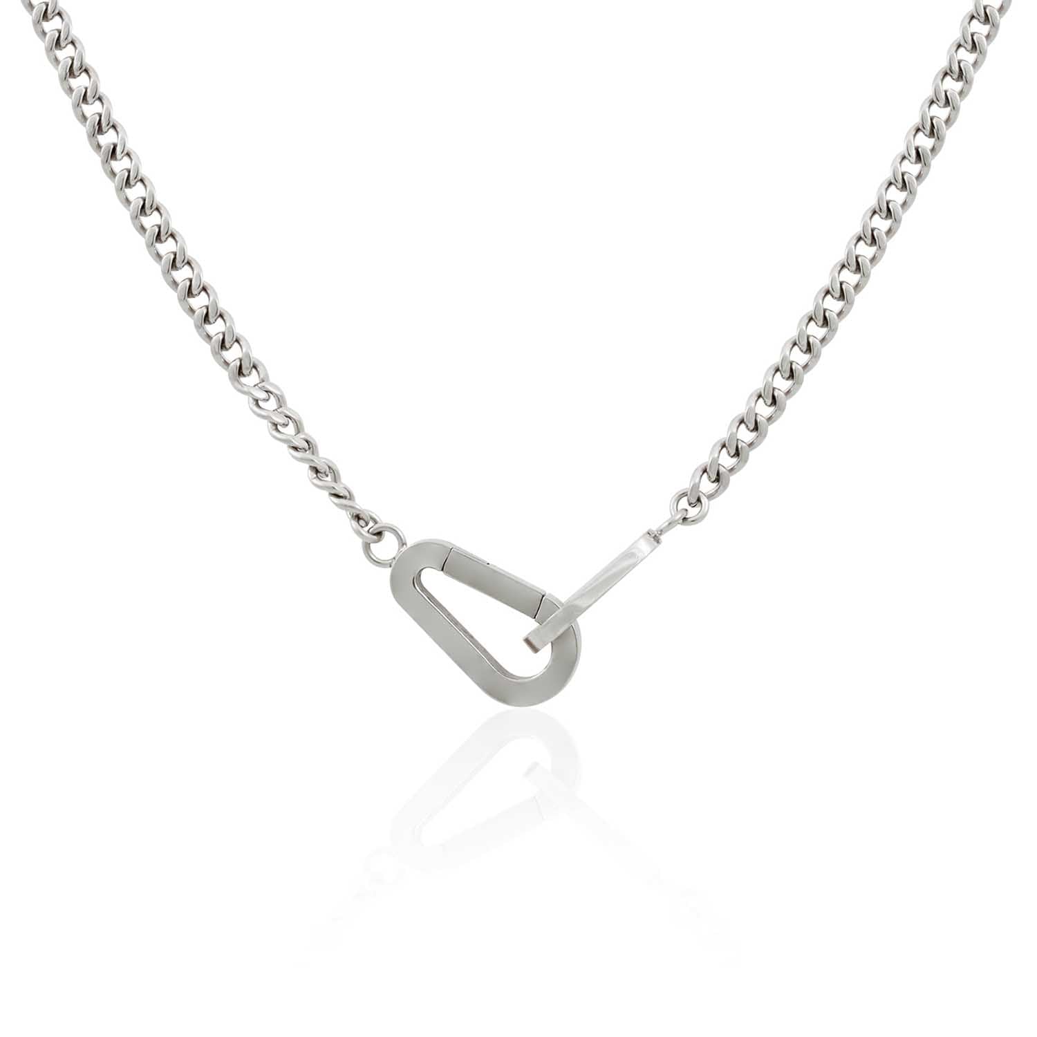 Double Carabiner Necklace