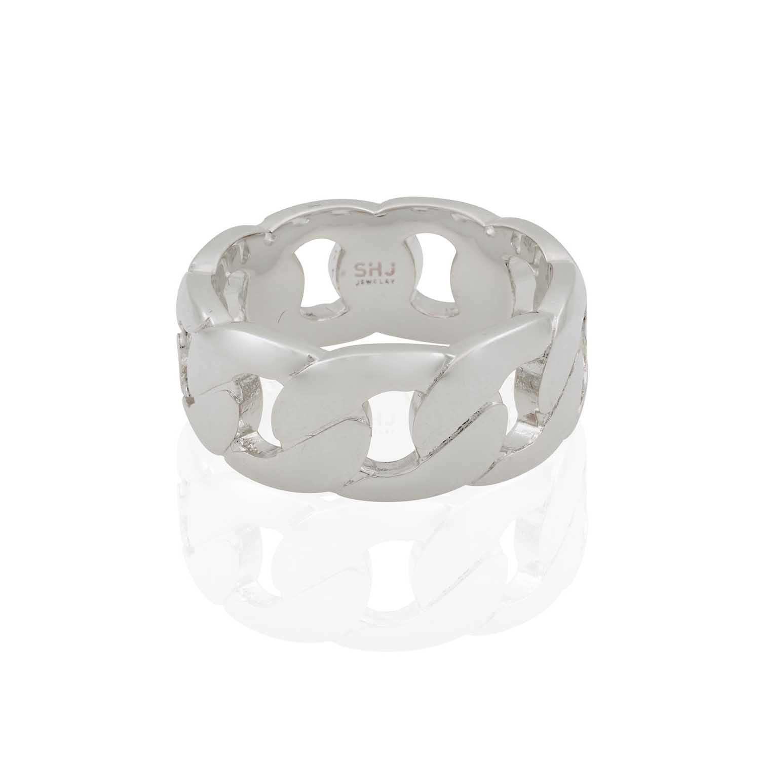 Cuban Chain Band Ring