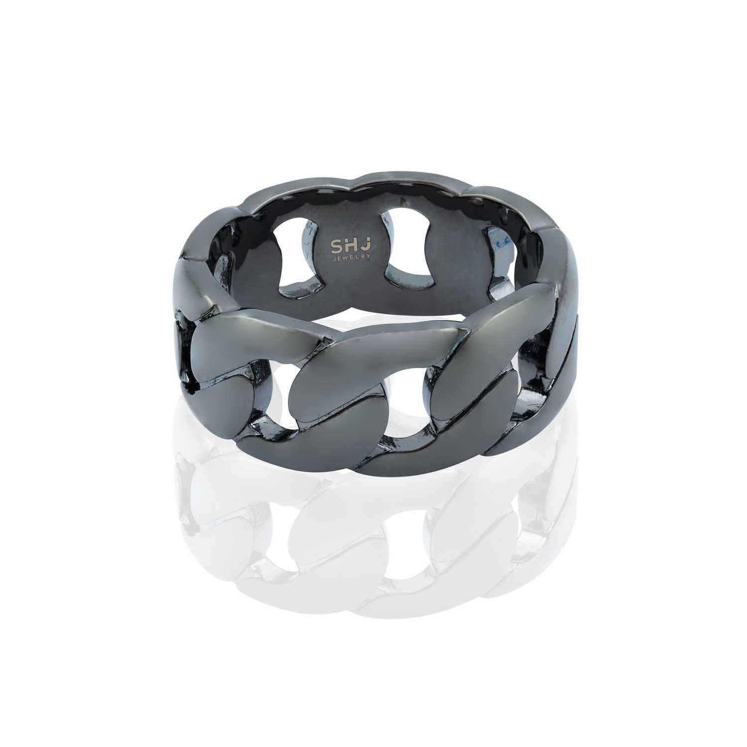 Cuban Chain Band Ring