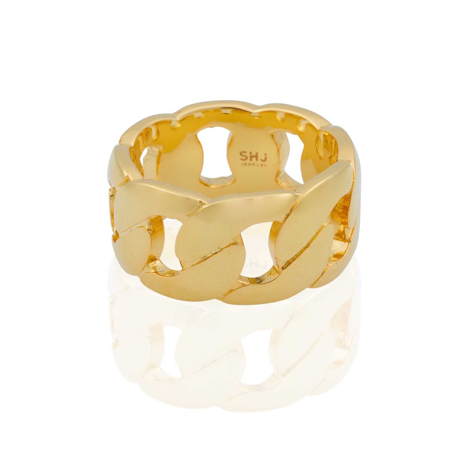 Cuban Chain Band Ring