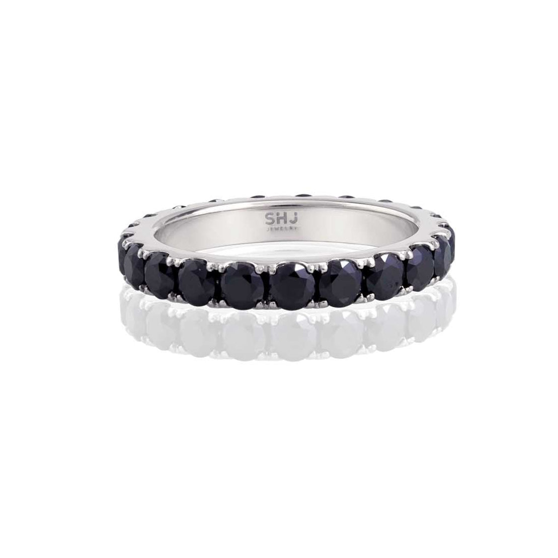 Black Bling Eternity Ring