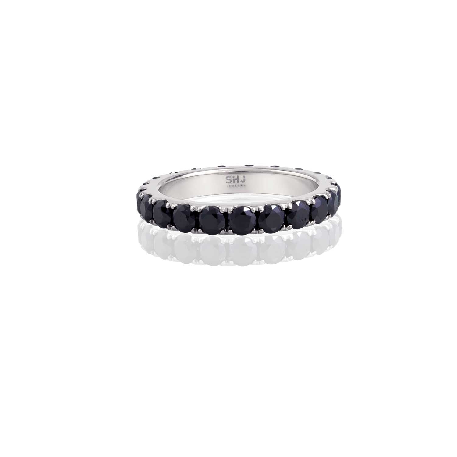 Black Bling Eternity Ring