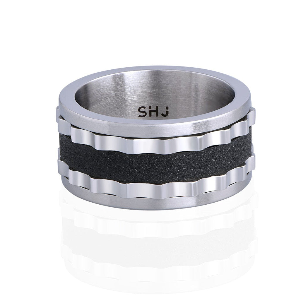 Buy Double Gears Spinning Ring - For the Adventure Ahead | Steel Horse ...