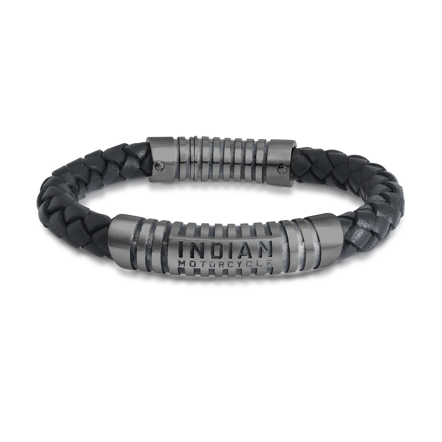 Engine Lines Bracelet in Gunmetal