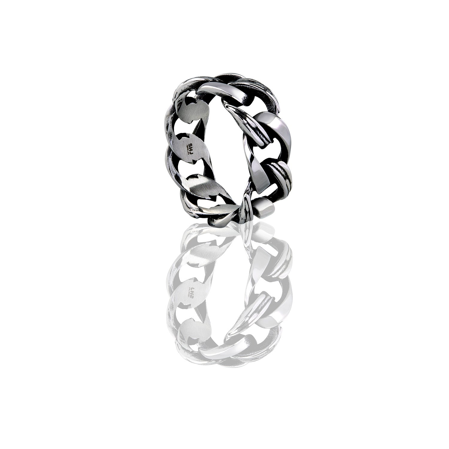 Guardian Wings Chain Band Ring