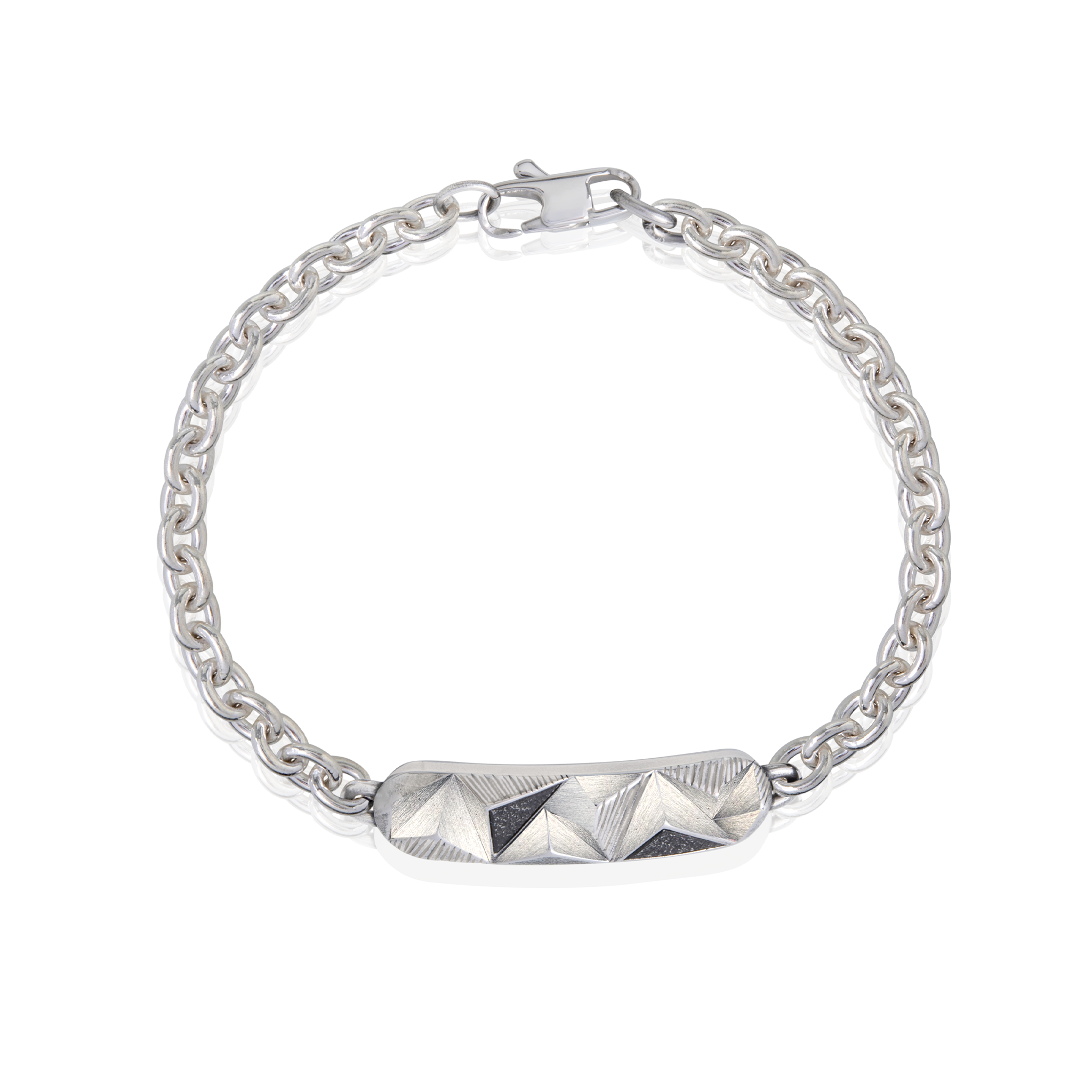 Bevel Edge Chain Bracelet